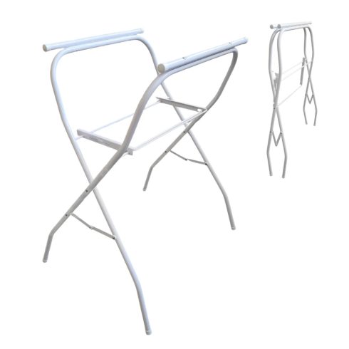 Premium Összecsukható kád hőmérővel és anatómiai támasztékkal + állvány - Pink