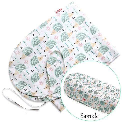 Scamp Formázható univerzális szoptatós párna pamut huzat - Hedgehog New