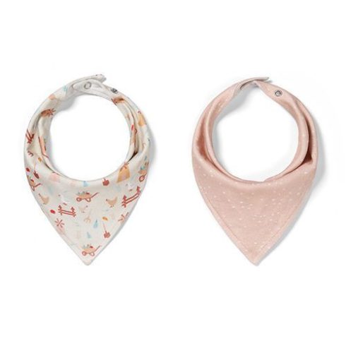 BabyOno előke háromszög 2db-os - farmer