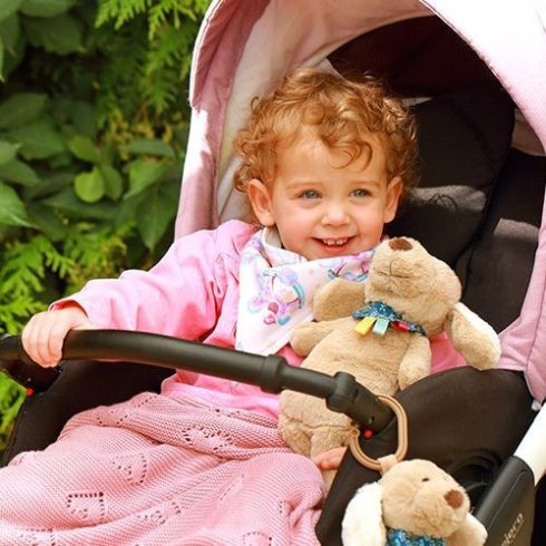 BabyOno előke háromszög 2db-os - horses