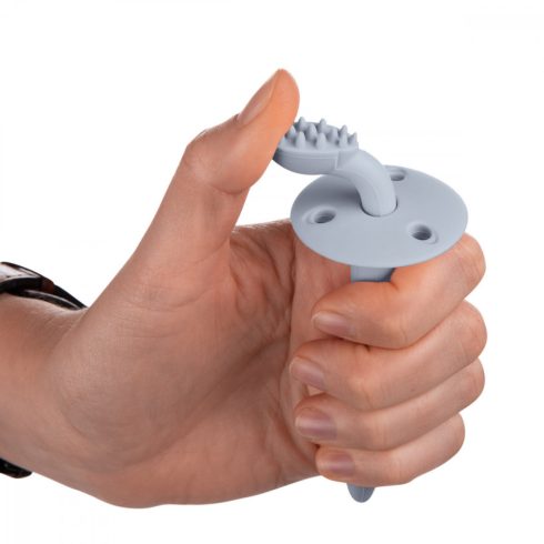 Canpol szilikon masszázsfogkefe - kék 