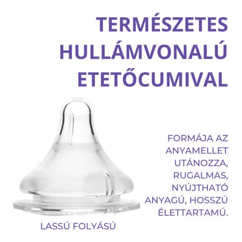 Lansinoh 2 fázisú kézi mellszívó + 160 ml cumisüveg szettben