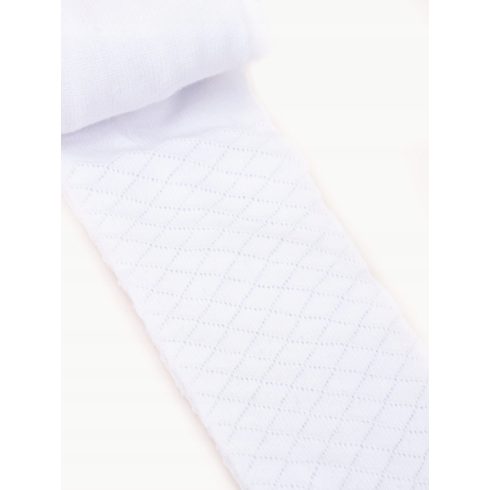 Yo! Baby harisnyanadrág fehér (68-74) - káró mintával