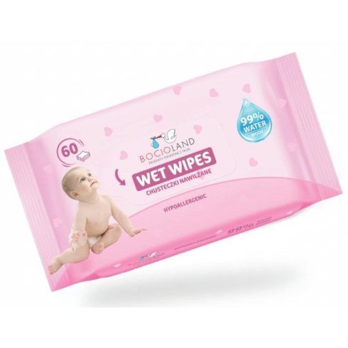 Bocioland vizes nedves törlőkendő - 60 db 