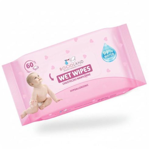 Bocioland vizes nedves törlőkendő - 60 db 