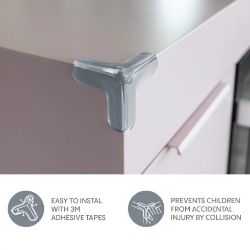 Zopa tripla sarokvédő 4db - Transparent