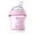 Chicco NaturalFeeling 150 ml cumisüveg újszülöttkorra 0+ rózsaszín bagoly