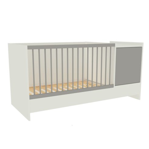 Babastar Harmony 1 ajtós kombiágy - White Grey