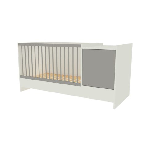 Babastar Harmony 1 ajtós kombiágy - White Grey