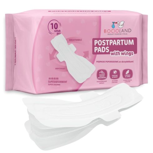 Bocioland ultra nedvszívó szülés utáni egészségügyi betét 10 db - L