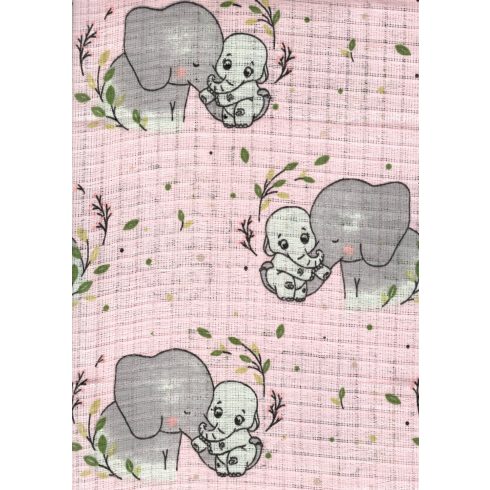 Mintás textil pelenka 1db-os - Elefánt 