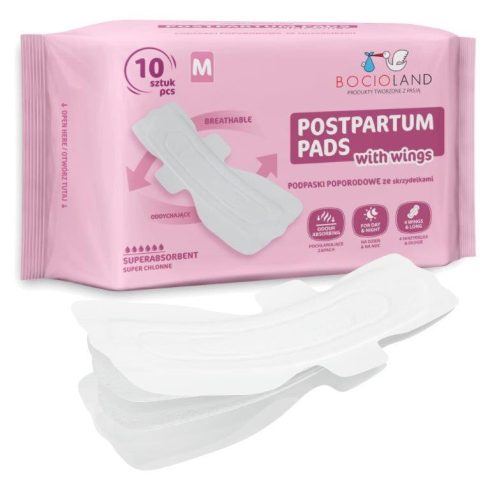 Bocioland ultra nedvszívó szülés utáni egészségügyi betét 10 db - M