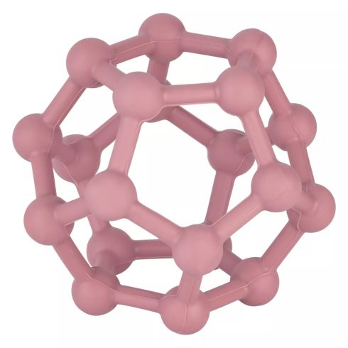 Baby-Nova szilikon  rágóka labda 3hó+ (rózsaszín)