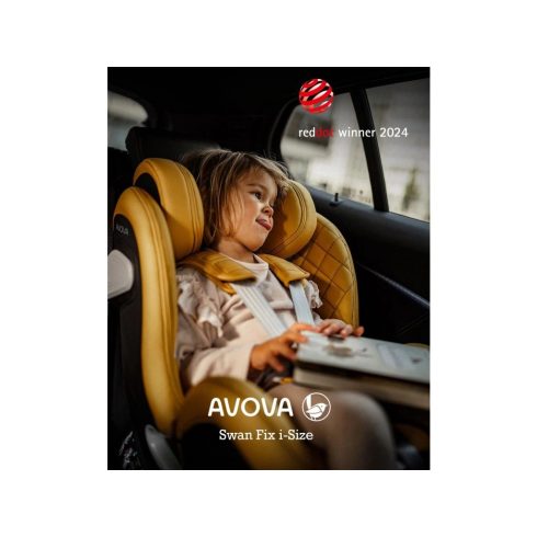 AVOVA Swan-fix i-Size gyerekülés 40-125cm - Beach Yellow