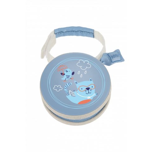 Mam cumitároló (és egyéb) tárolódoboz - Kék cicás