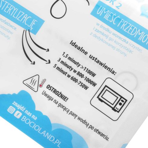 Bocioland sterilizáló zacskó - 5 db