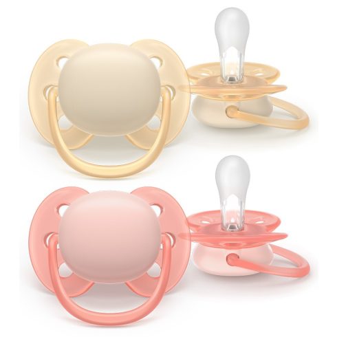 Philips AVENT SCF091/38 Játszócumi Ultrasoft Premium 0-6hó lányos 2 db