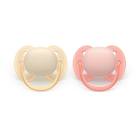 Philips AVENT SCF091/38 Játszócumi Ultrasoft Premium 0-6hó lányos 2 db