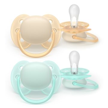   Philips AVENT SCF091/40 Játszócumi Ultrasoft Premium neutral 0-6hó 2 db