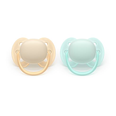 Philips AVENT SCF091/40 Játszócumi Ultrasoft Premium neutral 0-6hó 2 db