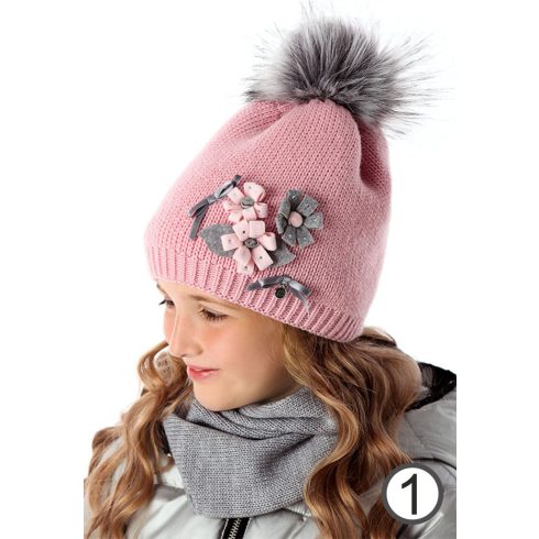 Marika téli sapka pamuttal bélelve  - (40-42) "DZIANA "
