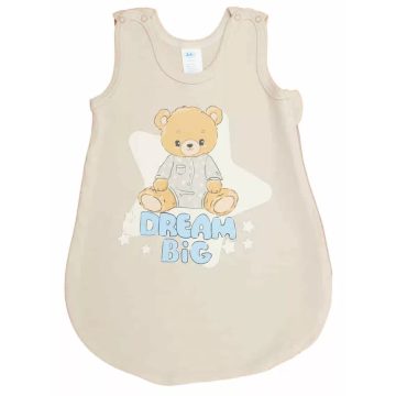 Ujjatlan Bébi Hálózsák,vékony pamut, 1 TOG (56) 