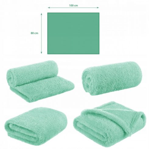 Bocioland wellsoft babatakaró 80x100cm - mentazöld 