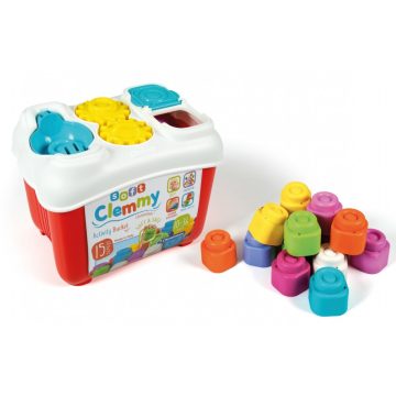   Cleentoni Clemmy Baby Formaválasztós készségfejlesztő dobozka 15 db-os