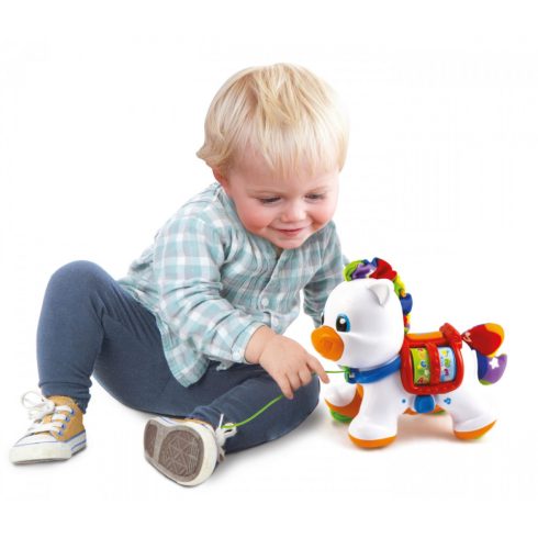 Clementoni - készségfejlesztő húzható póni 