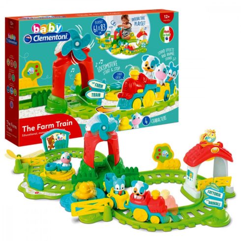 Clementoni farm kisvonat szett