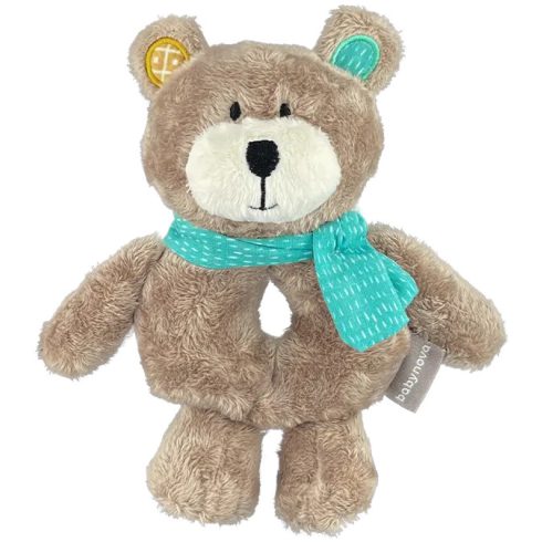 Baby-Nova plüss csörgő 3hó+ maci