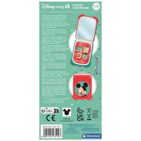 Clementoni Disney Baby Mickey egér játéktelefon