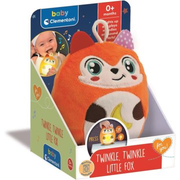   Clementoni Twinkle-twinkle kicsi róka interaktív bébijáték 0+ hó