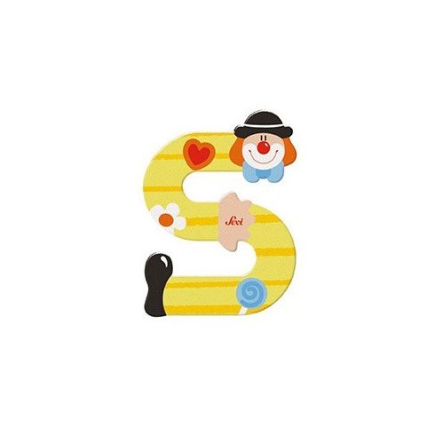  Sevi Fa betű bohócos - S sárga