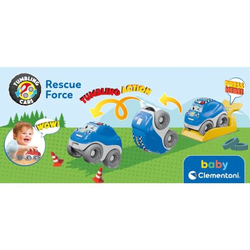Clementoni Rescue Force bukfencező kisautó - Kék