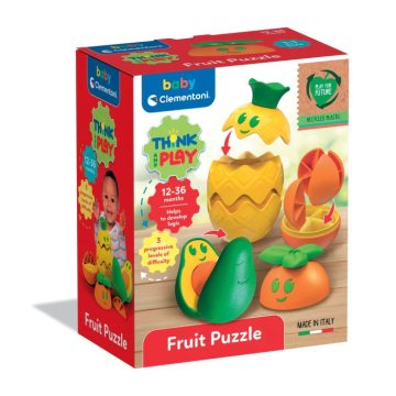 Clementoni Think&Play Gyümölcs puzzle logikai játék