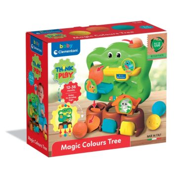   Clementoni Think&Fun: Mágikus színes fa puha labdákkal logikai játék