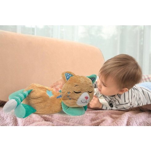 Clementoni Goodnight Kitten Elalvást segítő doromboló plüss cica 0+hó