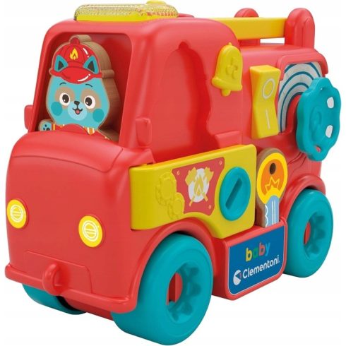 Clementoni Montessori interaktív tűzoltóautó 18 hó+