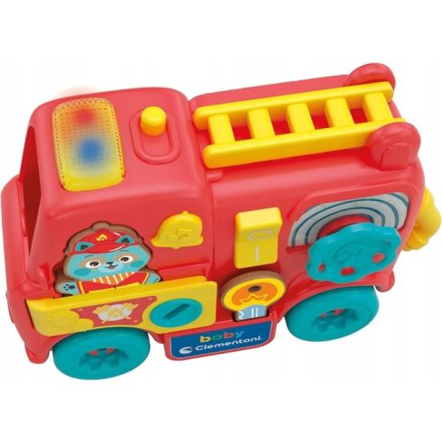 Clementoni Montessori interaktív tűzoltóautó 18 hó+