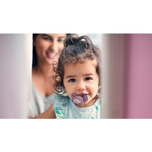 Philips AVENT SCF092/05 Ultrasoft Premium játszócumi 6-18 hó lila, 1 db