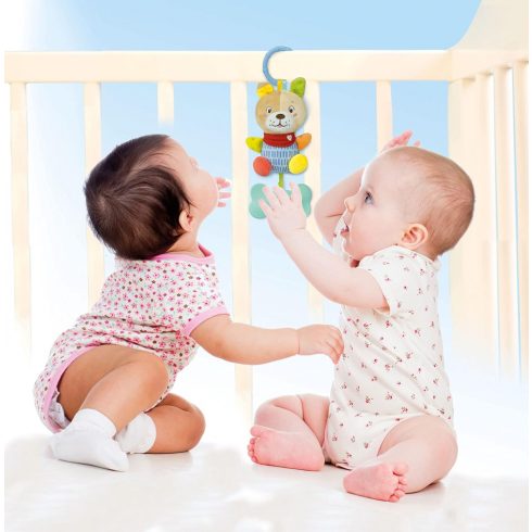 Clementoni Kis kutya színes bébi csörgő,rágóka