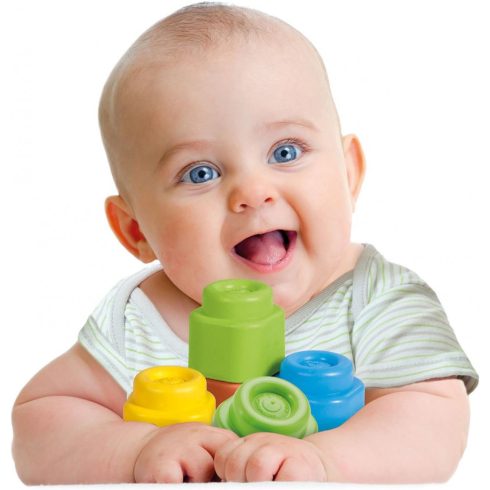 Clementoni Clemmy Plus puha építőkocka szett 40 db-os