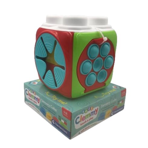 Clementoni Szenzoros Készségfejlesztő kocka  6hó+