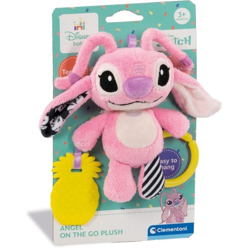 Clementoni Disney Stitch Angel plüss,rágóka