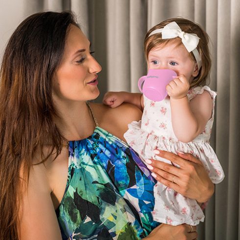  Baby Ono ergonómikus tanuló pohár 120 ml - bézs