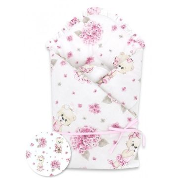   Baby Shop pólyatakaró 75x75cm -  Balerina maci rózsaszín 