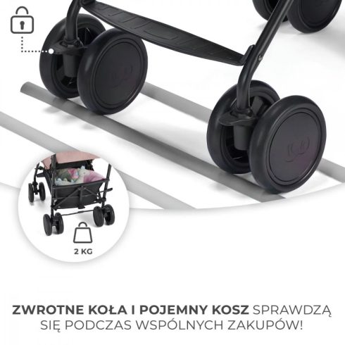 Kinderkraft SIESTA sport babakocsi - pink