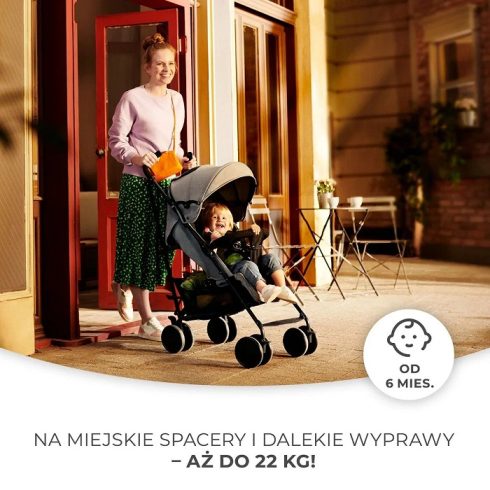 Kinderkraft SIESTA sport babakocsi - grey