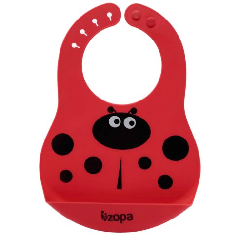 Zopa szilikon előke zsebbel - Ladybird